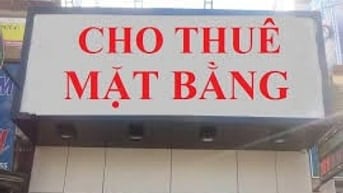 CHO THUÊ MẶT BẰNG tại mặt đường Hoàng Văn Thái, DT 60m2, 2 mặt tiền