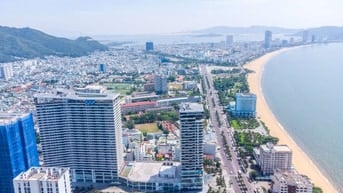 BÁN ĐẤT ĐƯỜNG  NGUYỄN THỊ ĐỊNH cách  BIỂN QUY NHƠN 300m DT:401M2- Ngan