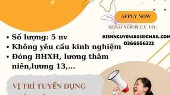 Tuyển dụng nhân viên kinh doanh