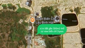 gần 500m2 thổ cư view biển chỉ 2tyxxx