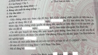 Bán gấp Nhà đường Cộng Hòa, 77m2, 10.5 tỷ, P.13, Q. Tân Bình