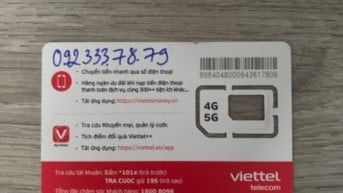 Cần bán sim số đẹp viettel 3337879