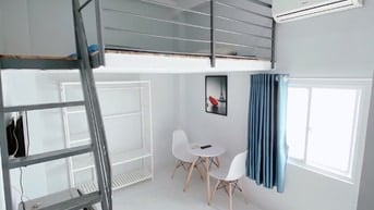 Phòng 22m2-4,8tr gác lửng, cửa sổ, full nội thất, thang máy ngay BXMĐ