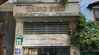 Bán nhà 2 mặt tiền Tân Phú, Đô Đốc Long, P.Tân Quý, 4x12,6m, 3 lầu, ST