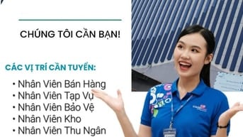 Tuyển Dụng Nhân Sự Coopmart ( Thu Ngân Bán Hàng, Tạp Vụ, Bảo Vệ, Kho)