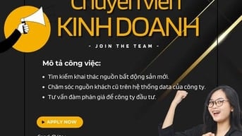 Công ty Minh Ngọc cần tuyển 30 Nhân Viên Kinh doanh