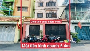 Bán nhà Mặt Tiền 6.4m Nguyễn Khuyến P12 Bình Thạnh Sát Phan Văn Trị