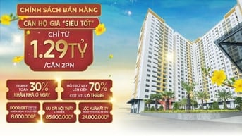 Căn 2PN Tecco Felice Homes Giá 1.290 giá CĐT Tặng gói nội thất FUll