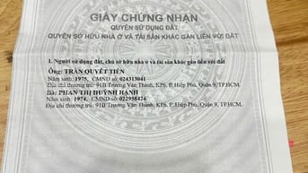 Bán gấp nhà số 63/20 Đường số 6, KP5, Phường Linh Tây, Thủ Đức