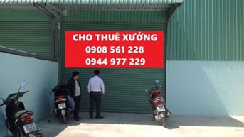 Nhà xưởng cho thuê phường an phú đông quận 12 dt: 300m