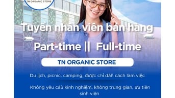 Tuyển nhân viên bán hàng - Việc làm part-time xoay ca sinh viên Gò Vấp