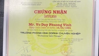 Cần ứng tuyển vị trí quản lý kinh doanh , giám sát kinh doanh
