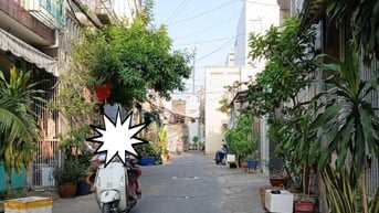 Nhà nát 5 x 16,5m = 83m2, Lương Thế Vinh - hẻm thông 6m