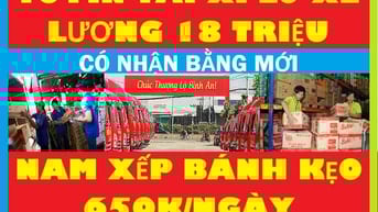 LÁI XE TẢI B2 C D BÁNH KẸO 20 TRIỆU SIÊU THỊ LĐPT LƠ XE BÁNH KẸO
