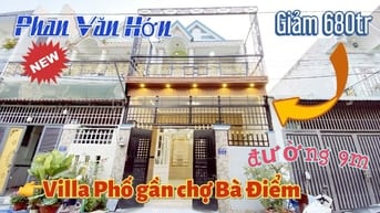 Bán Villa Mini Xinh 6 x 16M Sát chợ Bà Điểm Hóc Môn