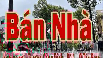 Cần Bán Nhà hẻm xe hơi : Trương Công Định P.14 Q.Tân Bình -dt:5x10m 3L
