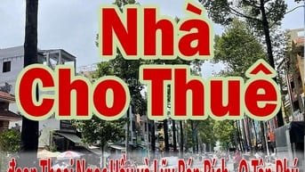 Nhà Cho Thuê : đoạn Thoại Ngọc Hầu và Lũy Bán Bích Q.Tân Phú dt:40 m2