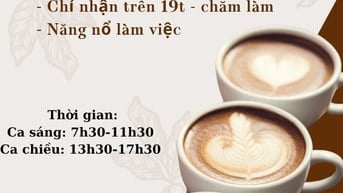 VIỆC LÀM FULL- PARTTIME CHO SV TẠI BÌNH TÂN