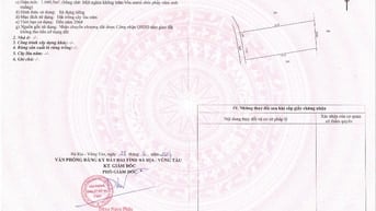 Bán đất GẤP GIÁ RẺ Xuyên Mộc, Vũng Tàu, 1,5 tỷ, 1050 m2 (thương lượng)