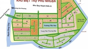 Chủ gửi bán nhanh 1 số nền đất đẹp, giá tốt tại KDC Phú Nhuận, Q9