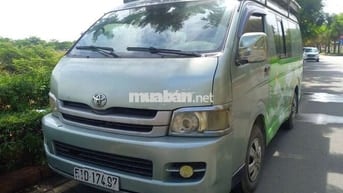 BÁN XE VAN TOYOTA HIACE 2008 DẦU ĐỘ LÊN CAMPING