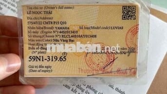 Cần bán lẹ Luvias 2021, giấy tờ đầy đủ