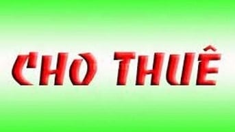 CHO THUÊ MẶT BẰNG ĐƯỜNG NGUYỄN TRÃI, PHƯỜNG NGUYỄN CƯ TRINH, QUẬN 1