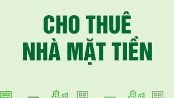 Cho thuê nhà mặt tiền đường Nguyễn Thái Học, Phường Tân Thành, Tân Phú