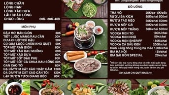 Tuyển nữ phụ việc quán Lòng Lợn tại quận Đống Đa, Hà Nội