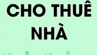 Cho thuê nhà 4 tầng, diện tích mỗi tầng 20 m2, gần trường, chợ