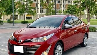 Bán  Vios G 2019, tự động, màu đỏ