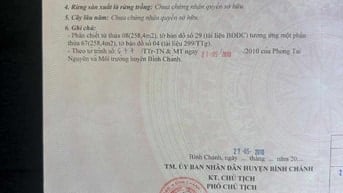 BÁN ĐẤT MẶT TIỀN ĐƯỜNG THANH NIÊN (5×55M) GIÁ 3 TỶ268
