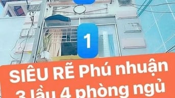  Nhà 3 Lầu Kiên Cố Giá 4.5 Tỷ, Gần Nguyễn Văn Trỗi & Phan Đình Phùng