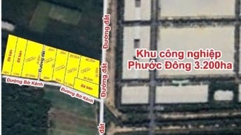 Đất kế bên khu đô thị KCN Phước Đông. 68tr 1m ngang