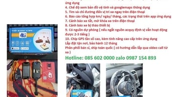 Định vị xe quản lý xe cho thuê, chống trộm xe