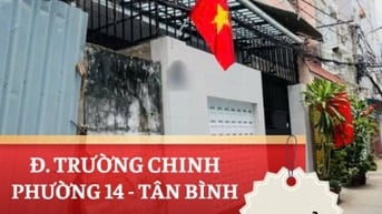 ( Vị trí đẹp) Bán Nhà Trường Chinh, 50m², Hẻm 1 trục, nở hậu, chỉ 5.3 
