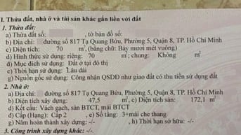 NHÀ MẶT TIỀN Q8 - VIEW CÔNG VIÊN THOÁNG MÁT - KHU PHÂN LÔ TẠ QUANG BỬU