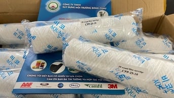 CPP-25 micron-10inch Lõi sợi quấn Aqua