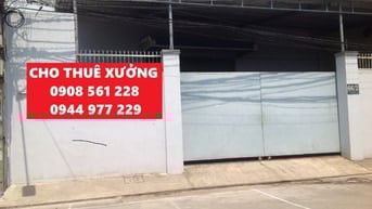 Nhà xưởng đường nguyễn anh thủ phường hiệp thánh cho thuê dt: 550m