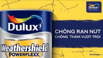 Dulux Weathershield Powerflexx - Sơn ngoại thất siêu cao cấp từ Dulux