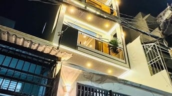 Nhà 4 x 12 đúc 1 trệt 3 lầu hẻm 6m nguyễn văn khối p8 gò vấp 
