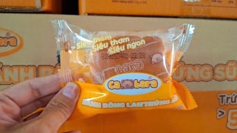 Bánh bông lan siêu trứng nội địa Trung Capy Bara