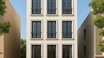 Nhà 5 tầng cho thuê (hoặc làm văn phòng)_Mặt hẻm rộng_Có hầm xe oto.