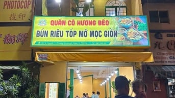 MẶT BẰNG KINH DOANH QUÁN ĂN PHỐ NGUYỄN THỊ ĐỊNH-NGAY ĐẦU LÊ VĂN LƯƠNG