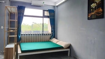 Cho thuê phòng 38m2 - ban công, đủ nội thất KDC Vạn Phúc City, Thủ Đức