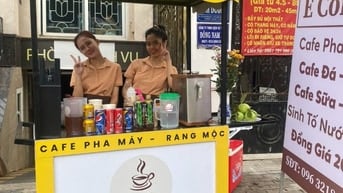 Cho thuê mặt bằng vỉa hè căn góc bán caffee tại Cityland center hills
