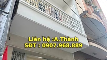 Nhà cho thuê 3m8 x 12m , 1 trệt 2 lầu , Hồng Bàng , Phường 6 ,Quận 6