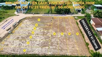 ĐẤT NỀN 160m² NGAY VINHOME HẬU NGHĨA GIÁ 2 tỷ 844, SHR, XÂY DỰNG TỰ DO