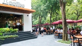 NHƯỢNG QUÁN CAFE LÔ GÓC MẶT TIỀN 20M PHỐ DƯƠNG ĐÌNH NGHỆ - TRUNG KÍNH