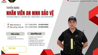 TUYỂN BẢO VỆ TÒA NHÀ - TRƯỜNG HỌC - KHU ĐÔ THỊ 